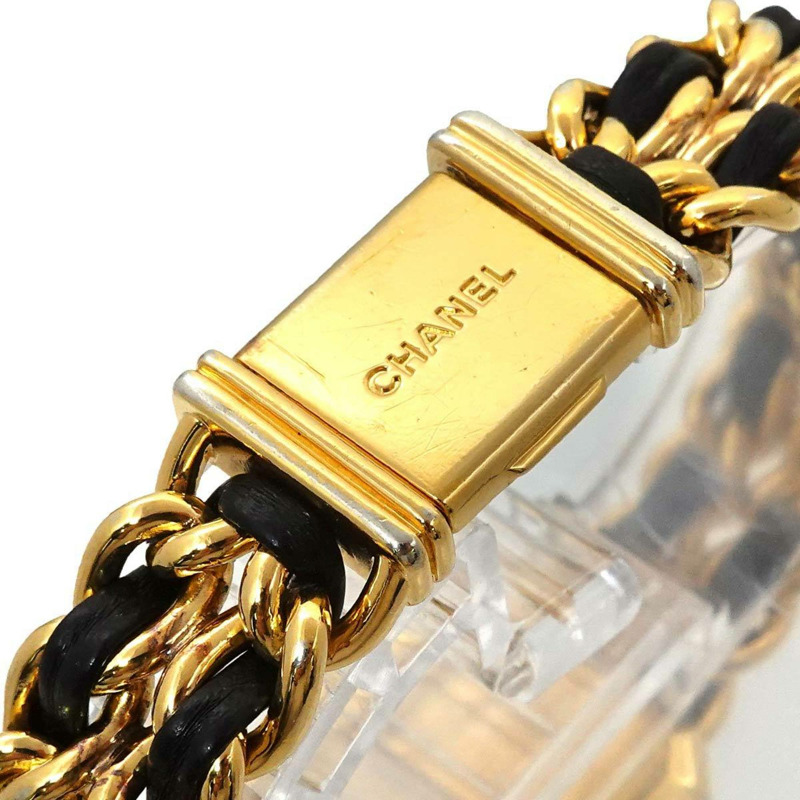 香奈兒 Premiere 女士腕錶，L 碼，H0001，黑金配色，石英機芯-6