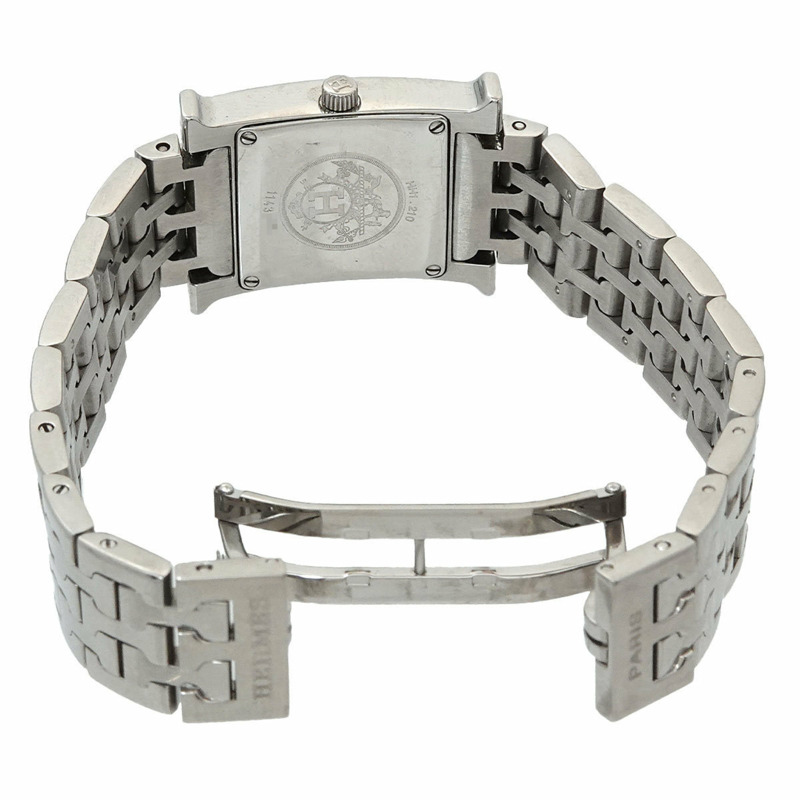 愛馬仕 H 系列 HH1 210 女士粉紅石英腕錶-4