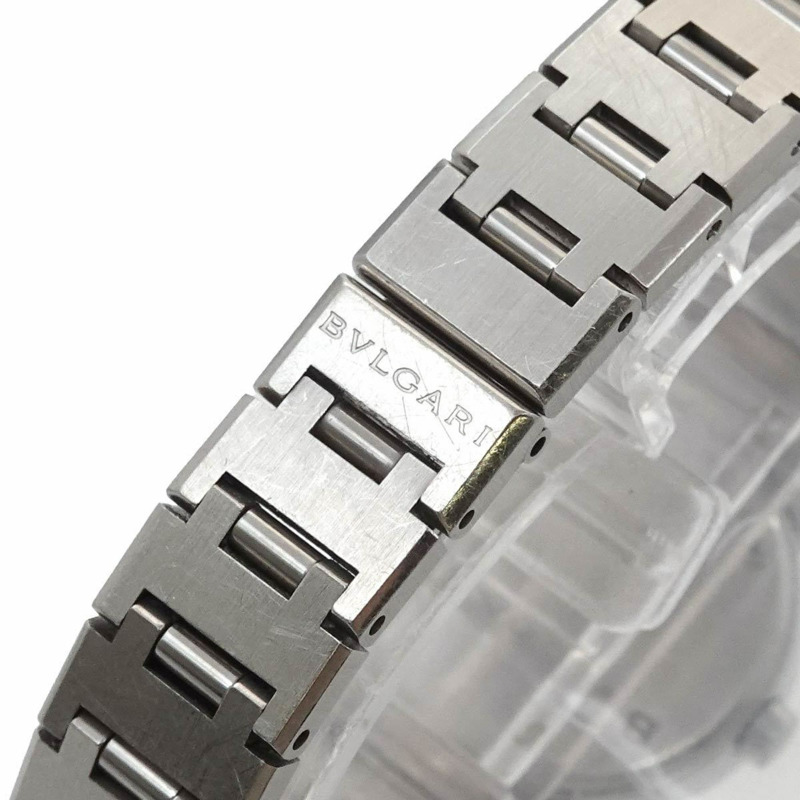 寶格麗 BB23SS 女士腕錶 12P 鑲鑽黑色石英錶-5