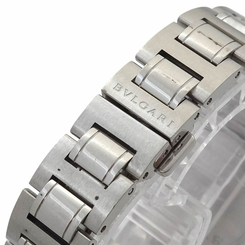 寶格麗 BB23SS 女士腕錶 12P 鑲鑽銀色石英錶-5