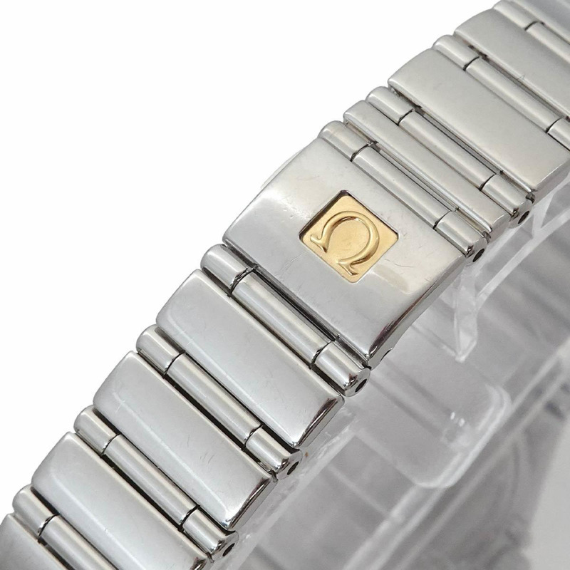 歐米茄星座系列迷你款 My Choice 1465 71 鑽錶圈女錶 白色錶殼 石英錶-5