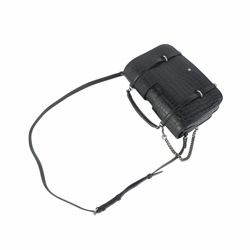 【包稅】SAINT LAURENT 鱷魚紋 Charlotte 大號斜背包 486547-3