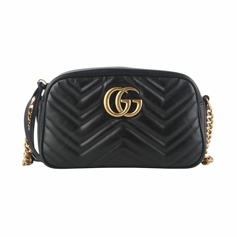 【包稅】GUCCI 447632 GG Marmont 馬特拉塞小號斜背包 35916-0