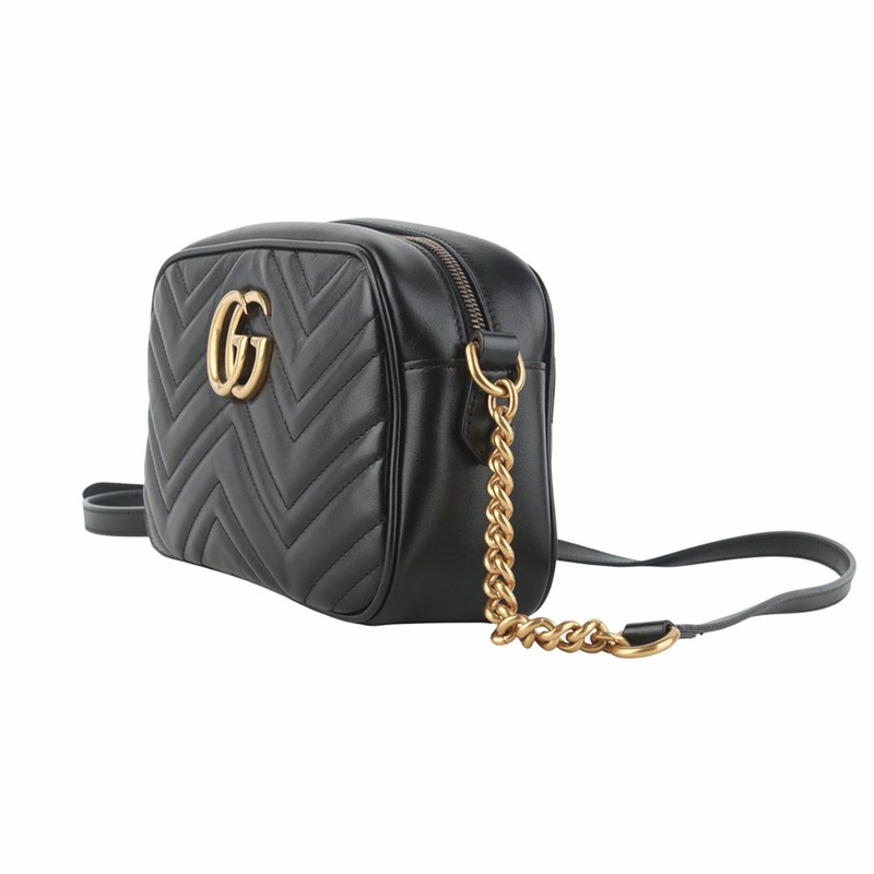 【包稅】GUCCI 447632 GG Marmont 馬特拉塞小號斜背包 35916-1