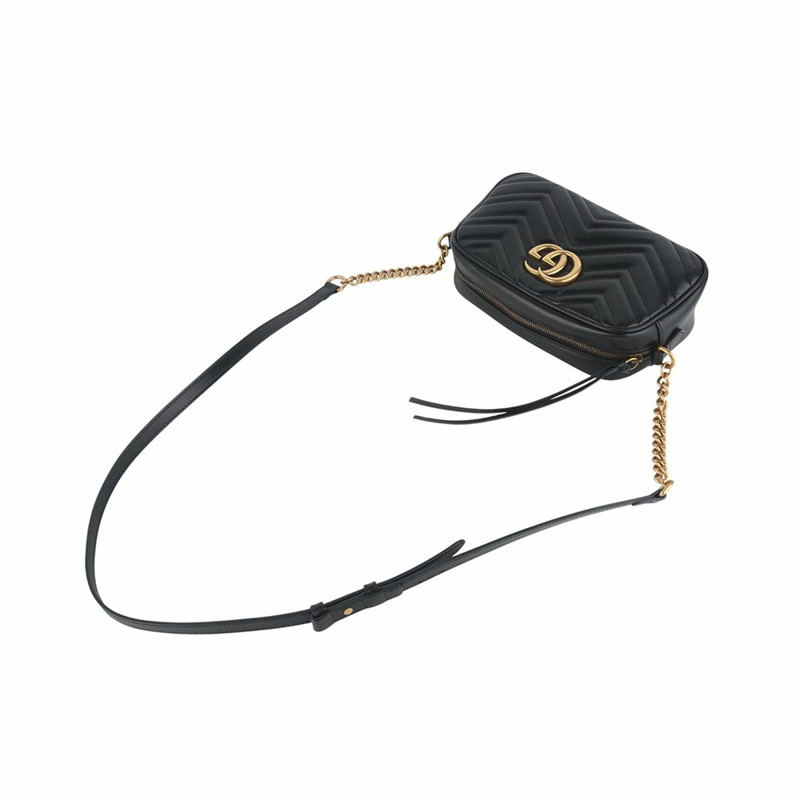 【包稅】GUCCI 447632 GG Marmont 馬特拉塞小號斜背包 35916-3