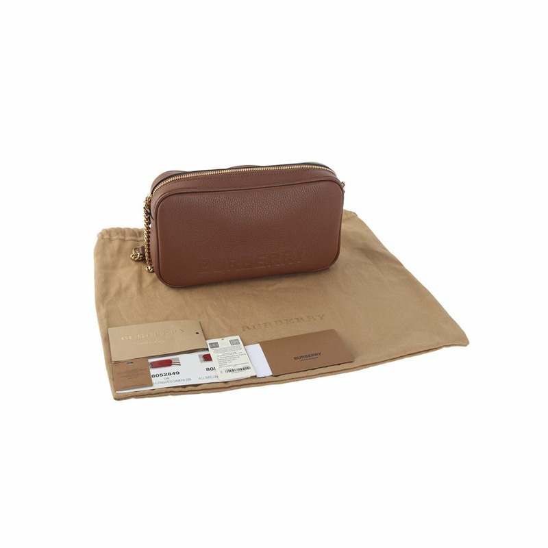 【包稅】BURBERRY 加長型Logo相機斜背包 35926-7