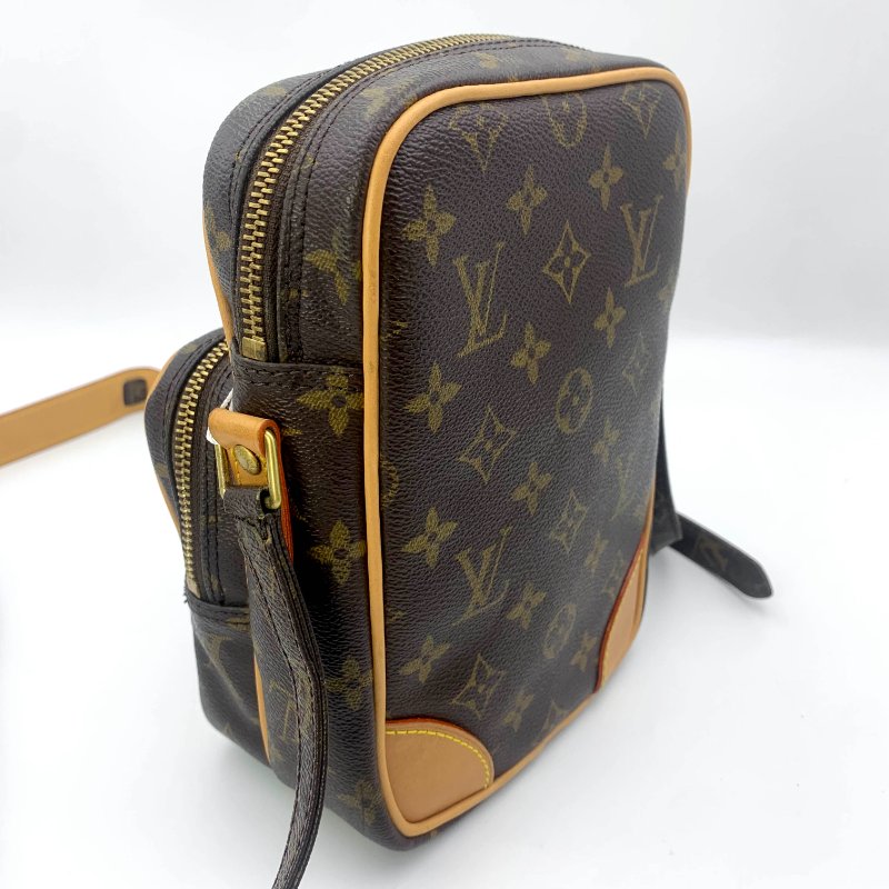 Louis Vuitton 老花雙層相機包，LV經典包，路易威登，麻將包，側背包，二手真品，正品，現貨，免運-3