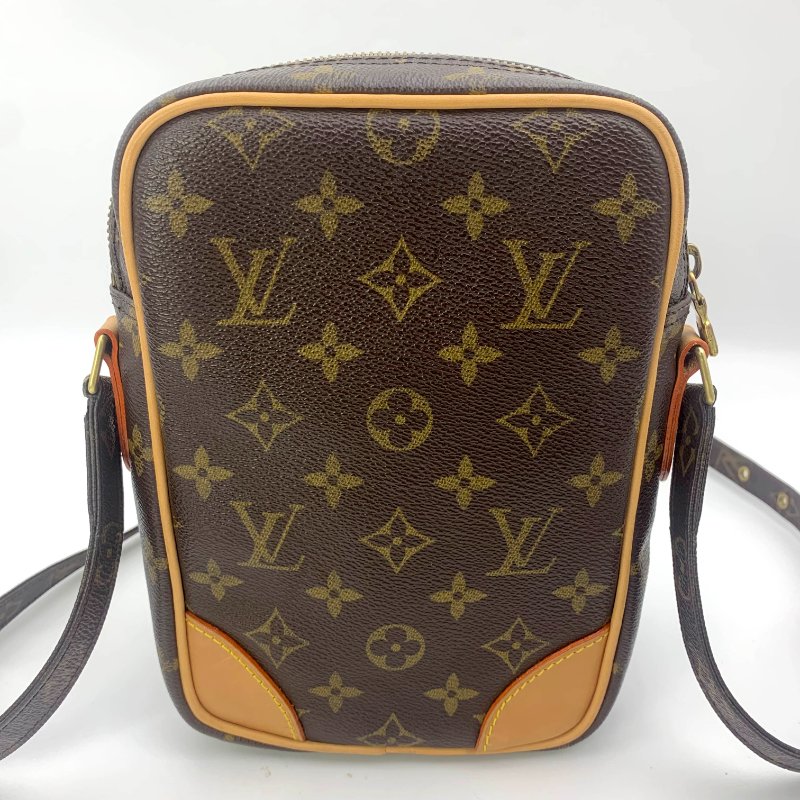 Louis Vuitton 老花雙層相機包，LV經典包，路易威登，麻將包，側背包，二手真品，正品，現貨，免運-4
