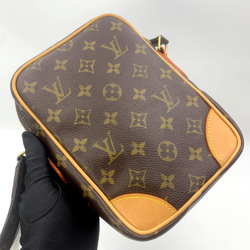 Louis Vuitton 老花雙層相機包，LV經典包，路易威登，麻將包，側背包，二手真品，正品，現貨，免運-9