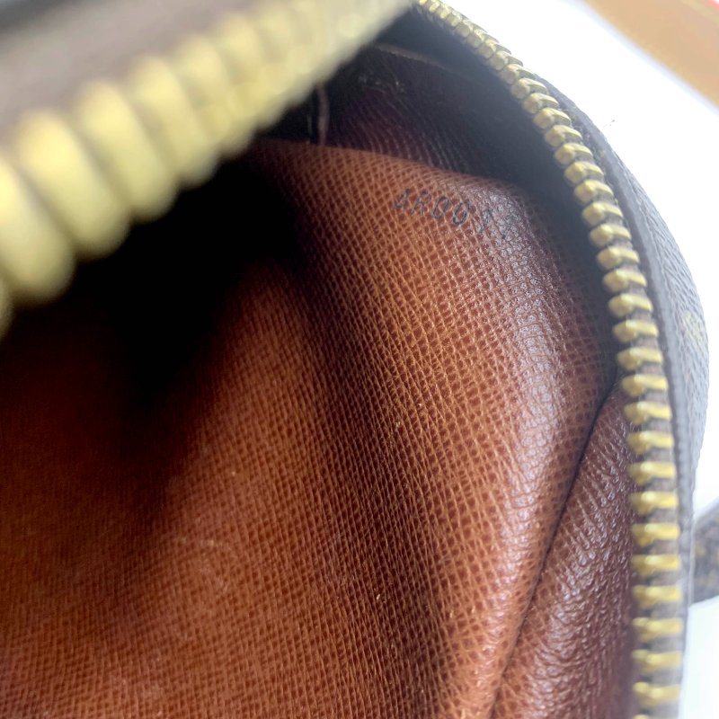 Louis Vuitton 老花雙層相機包，LV經典包，路易威登，麻將包，側背包，二手真品，正品，現貨，免運-17