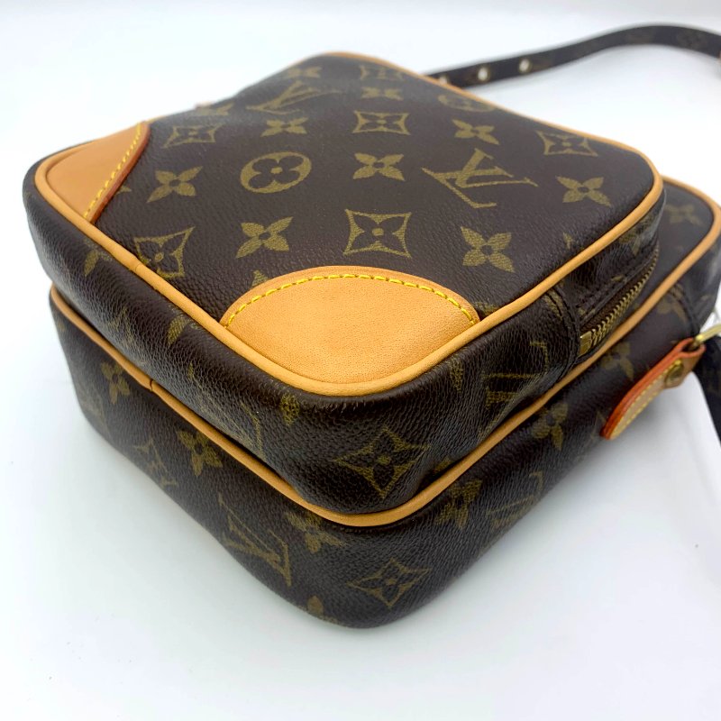 Louis Vuitton 老花雙層相機包，LV經典包，路易威登，麻將包，側背包，二手真品，正品，現貨，免運-21