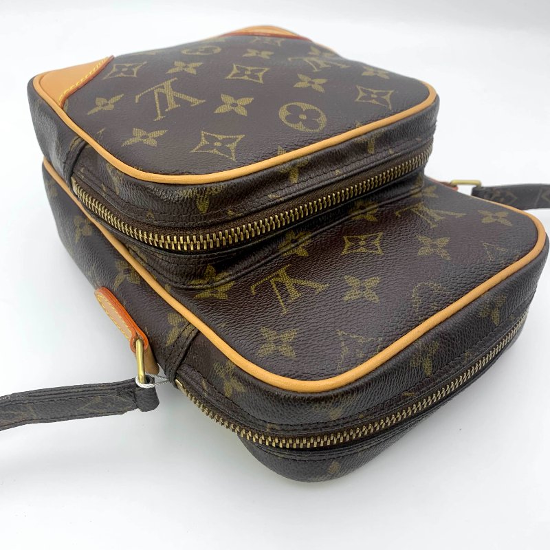 Louis Vuitton 老花雙層相機包，LV經典包，路易威登，麻將包，側背包，二手真品，正品，現貨，免運-22