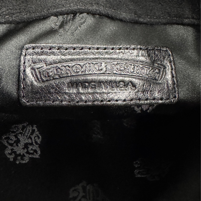 Chrome hearts 克羅心稀有麂皮小方包 信封包-3