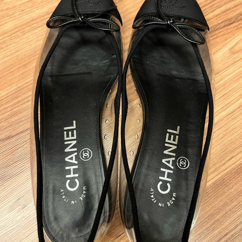 Chanel氣質透明果凍鞋 36號-3