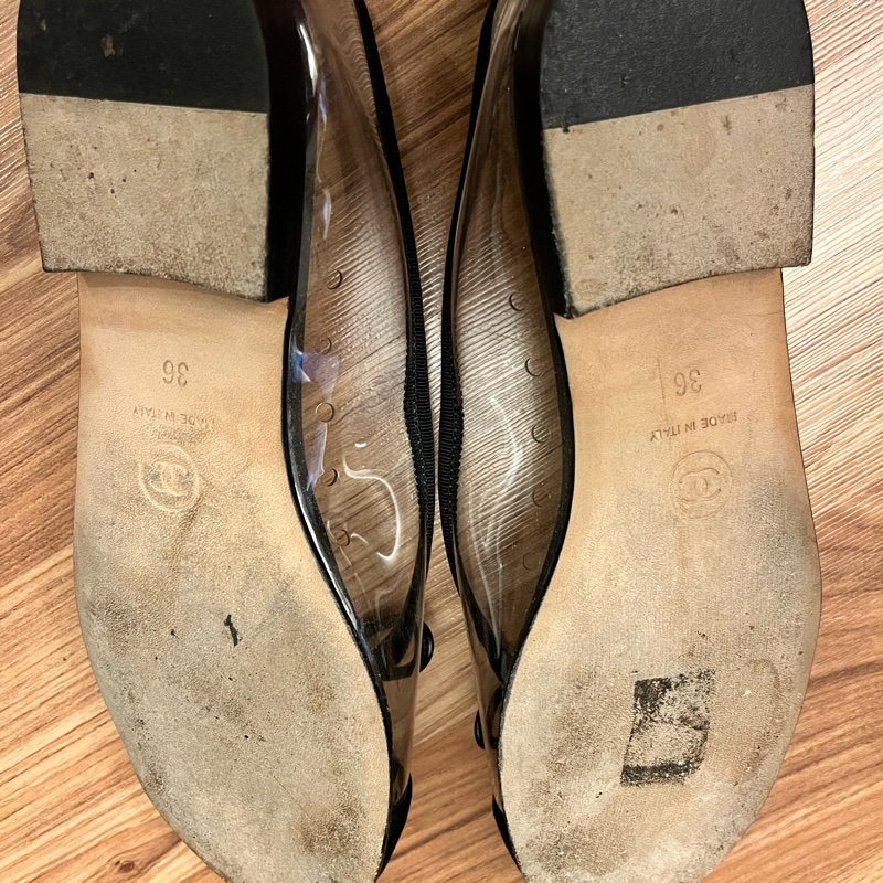 Chanel氣質透明果凍鞋 36號-5