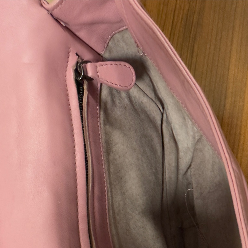 Bottega Veneta 丁香紫 Intrecciato 編織納帕皮革斜背包（二手）-10