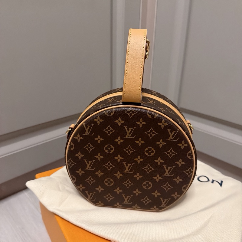 LV 老花硬圓餅包 手提包 斜背包-2