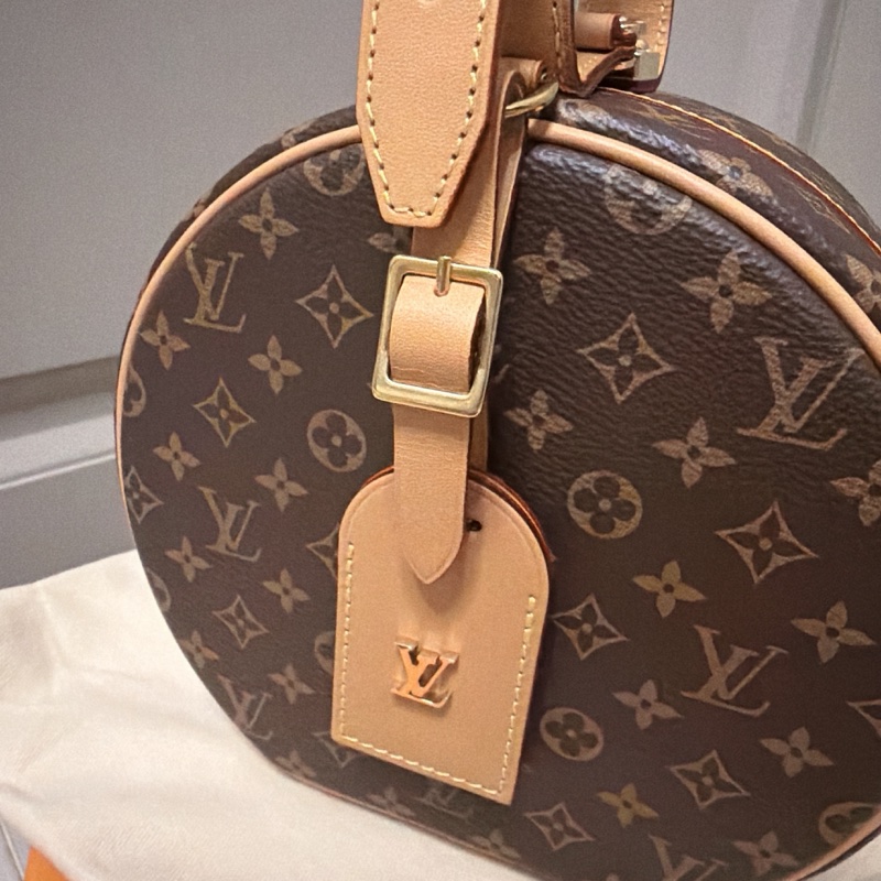 LV 老花硬圓餅包 手提包 斜背包-6