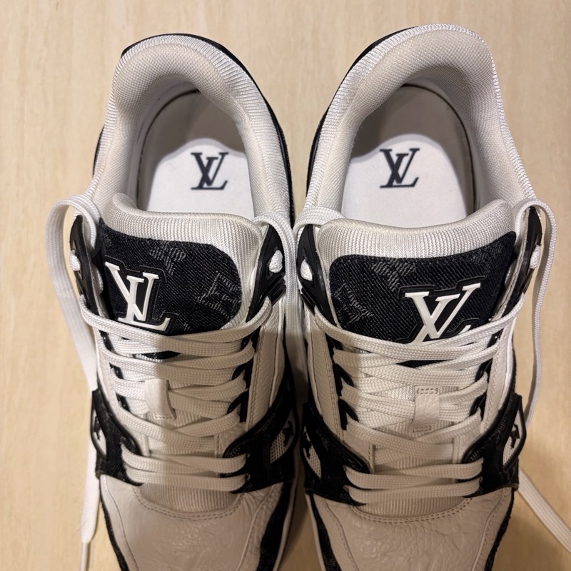 路易威登 95新 Louis Vuitton Traine 黑白牛仔/黑熊貓-10