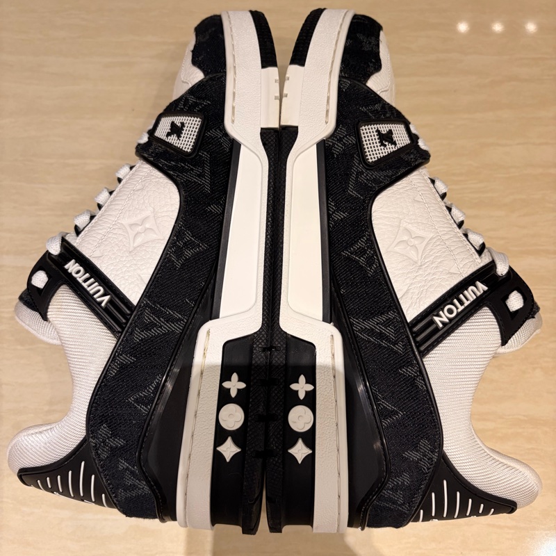 路易威登 95新 Louis Vuitton Traine 黑白牛仔/黑熊貓-3