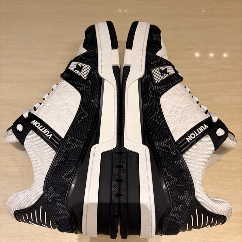 路易威登 95新 Louis Vuitton Traine 黑白牛仔/黑熊貓-5