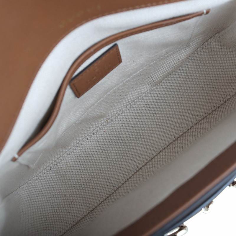 【包稅】GUCCI 815205 GG Supreme 馬銜扣 1955 軟小號斜挎包 35939-2-6