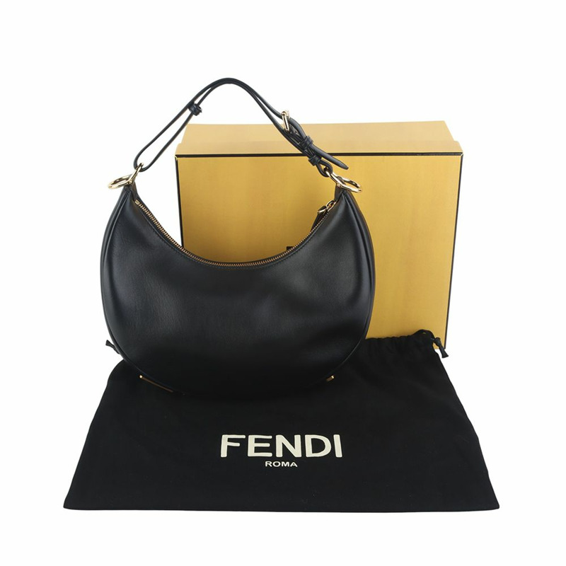 【包稅】FENDI 8BR798 石墨色小號單肩包 35945Y-1-7