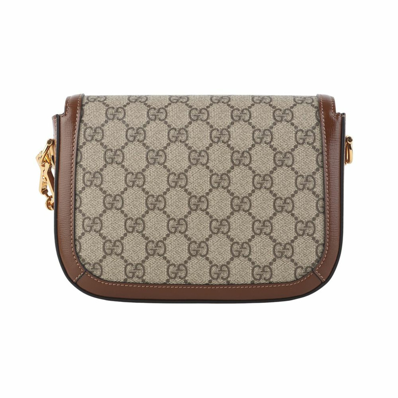 【包稅】GUCCI GG Supreme 馬銜扣 1955 迷你斜背包 658574-2
