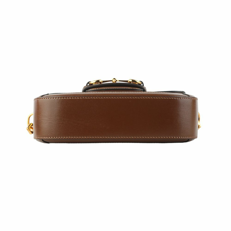 【包稅】GUCCI GG Supreme 馬銜扣 1955 迷你斜背包 658574-5