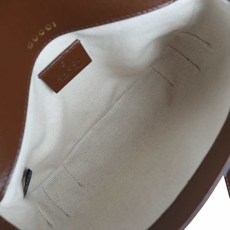 【包稅】GUCCI GG Supreme 馬銜扣 1955 迷你斜背包 658574-6