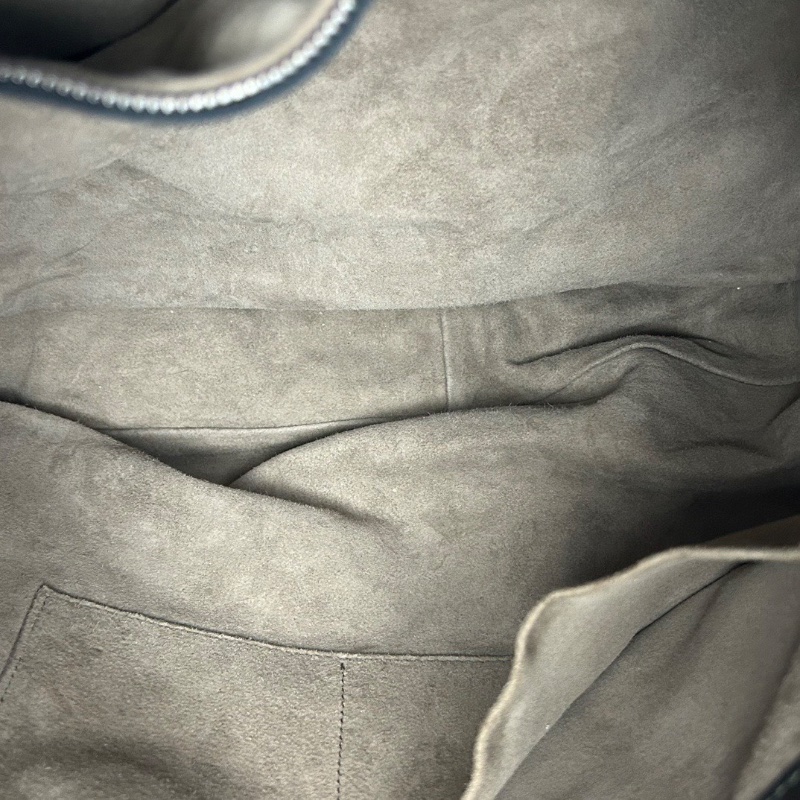 BV 黑色經典編織手提肩背腋下包36*34*8 98新配件塵袋-2