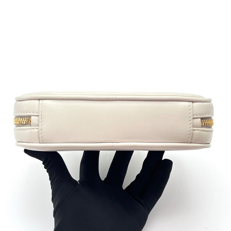 MIUMIU白金保齡球 mini手提肩背斜背包20*11*5 98新配件塵袋-4