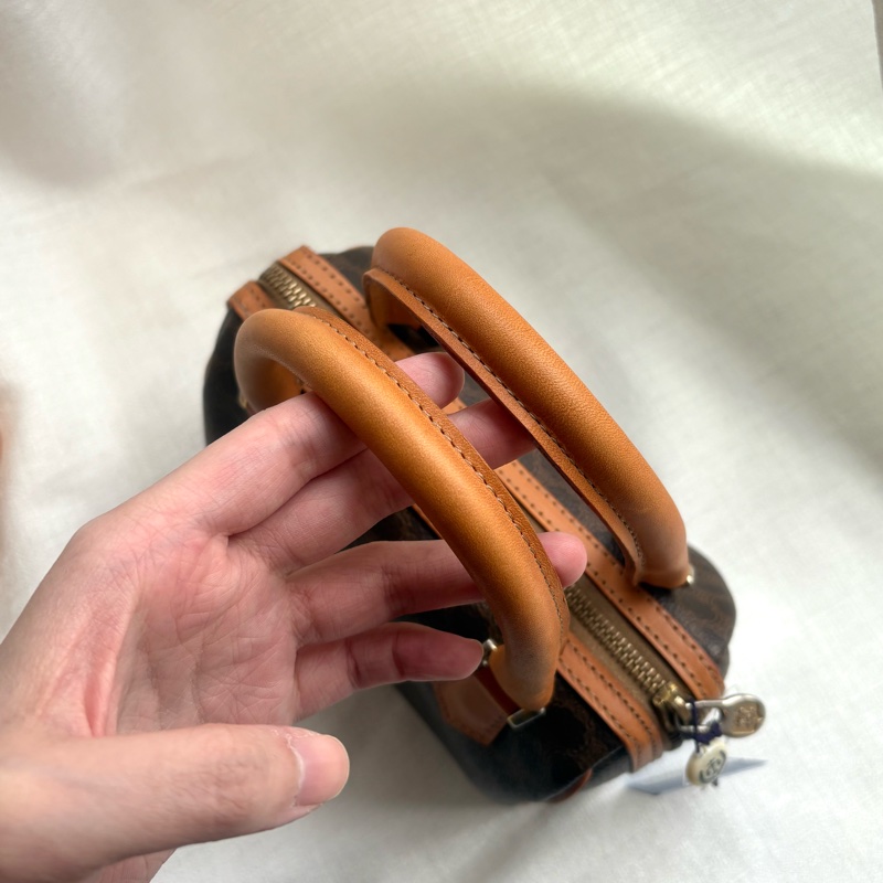 Celine 凱旋門老花波士頓斜挎包 Macadam boston crossbody bag-9