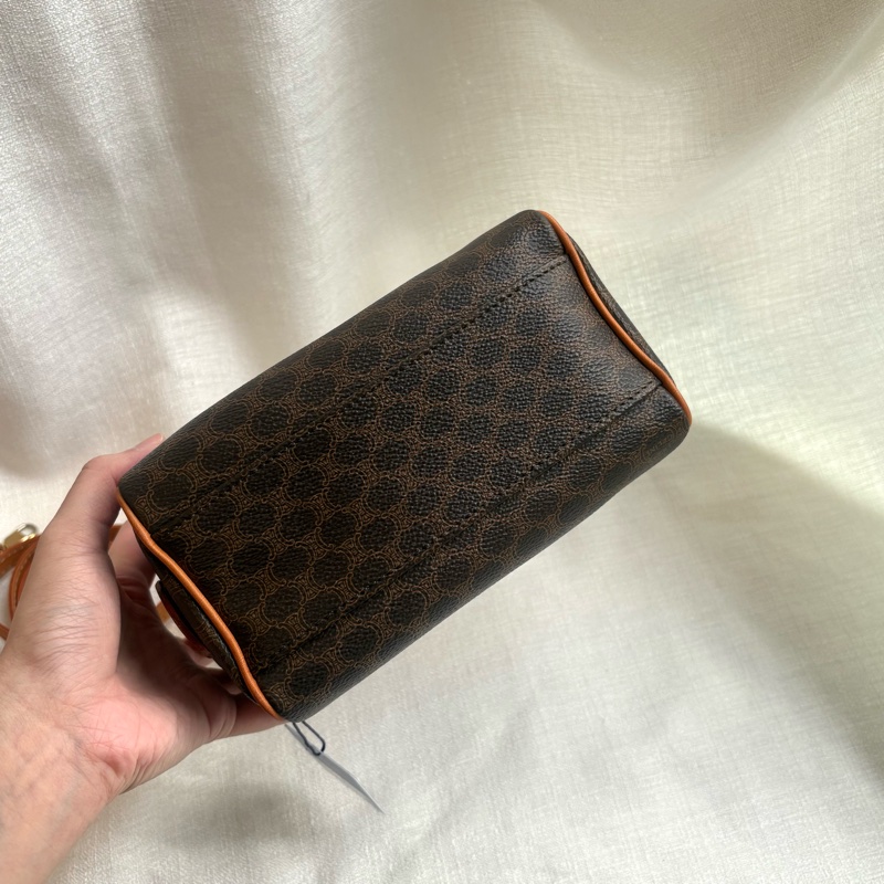 Celine 凱旋門老花波士頓斜挎包 Macadam boston crossbody bag-12