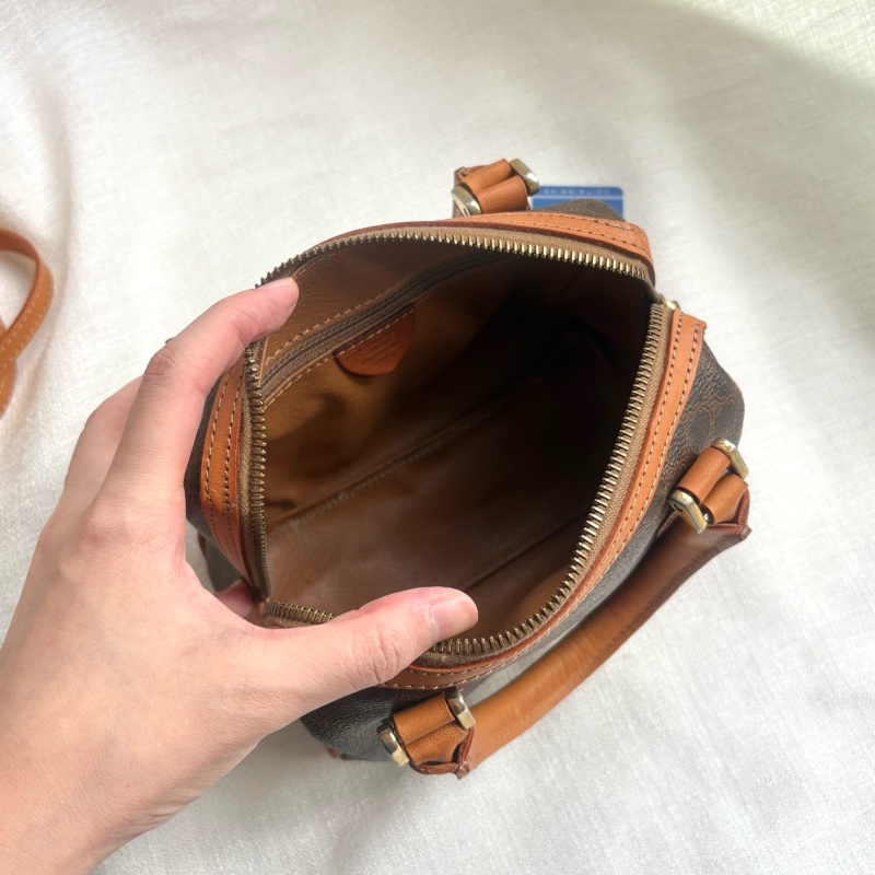 Celine 凱旋門老花波士頓斜挎包 Macadam boston crossbody bag-16