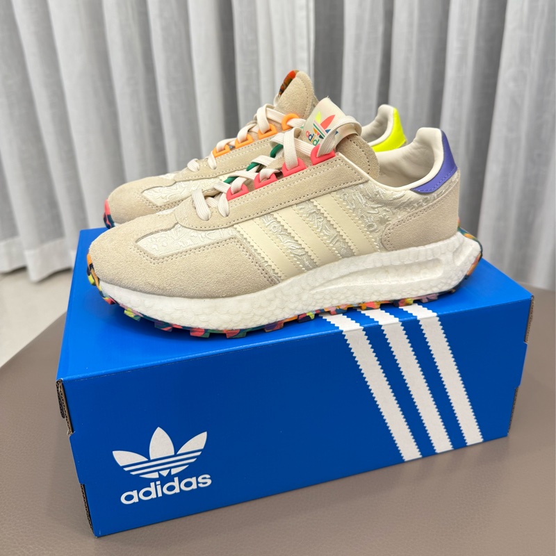 Adidas Retropy E5 Pride 休閒鞋 運動 經典 復古 麂皮-0