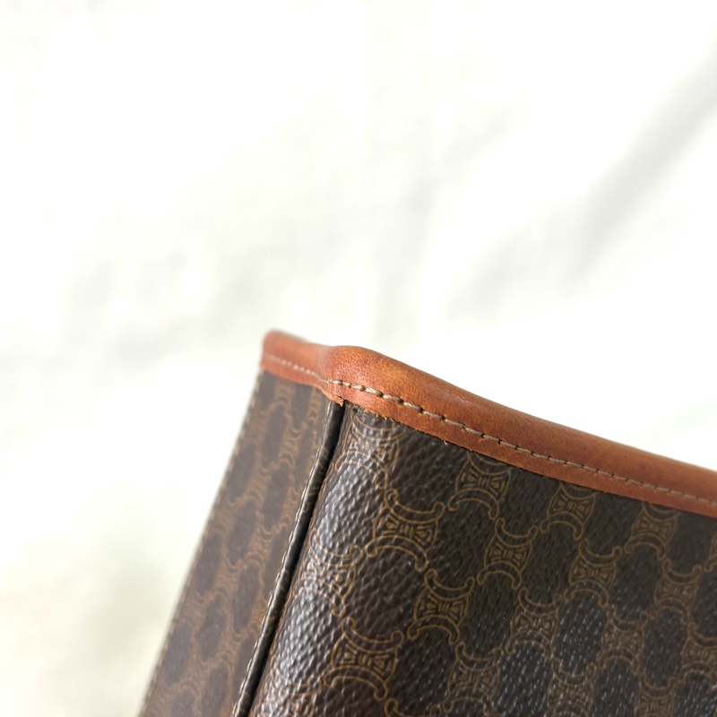 Celine 凱旋門中古拉鍊小盒子 斜挎包-20