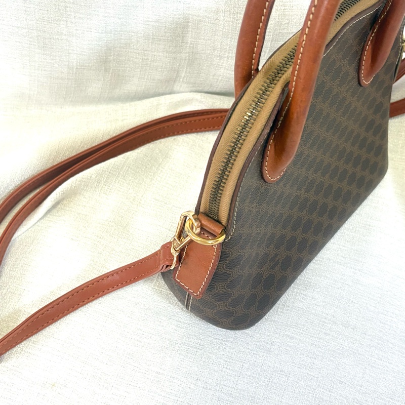 Celine 中古凱旋門老花貝殼包 斜挎包Alma BB-8