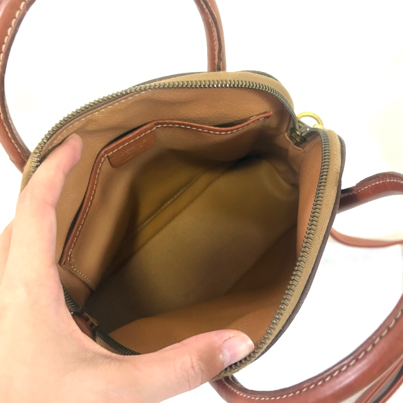 Celine 中古凱旋門老花貝殼包 斜挎包Alma BB-13