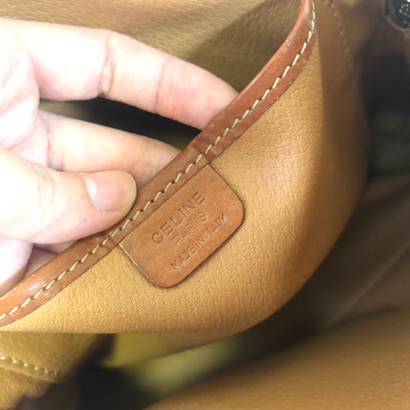 Celine 中古凱旋門老花貝殼包 斜挎包Alma BB-14