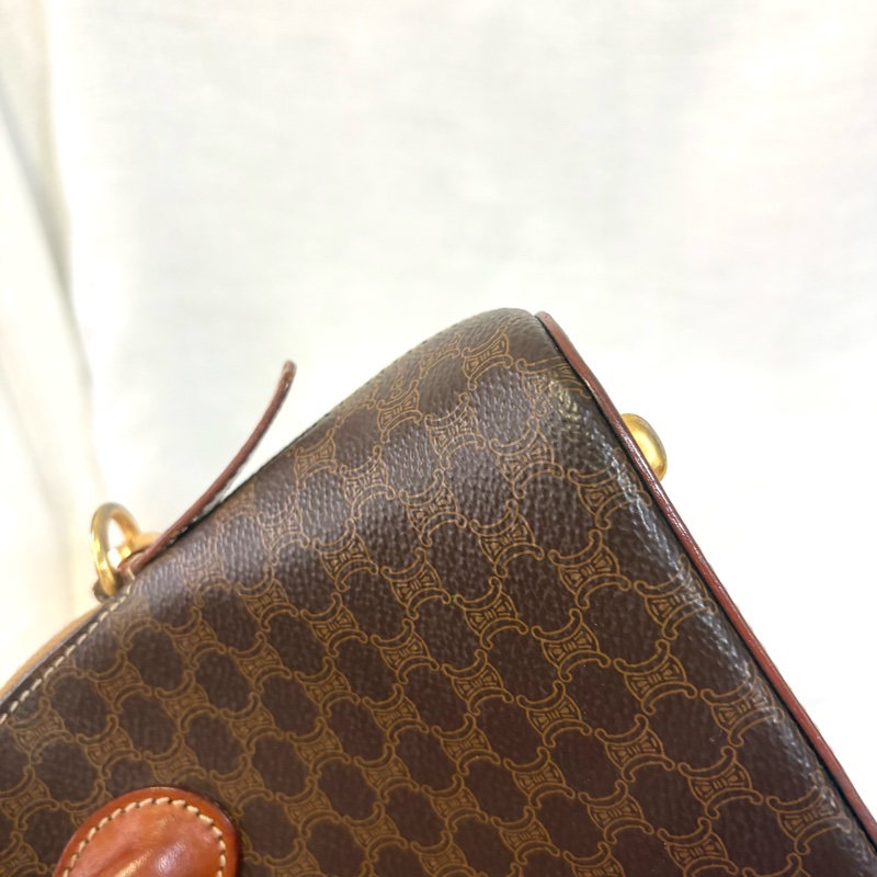 Celine 中古凱旋門老花貝殼包 斜挎包Alma BB-19