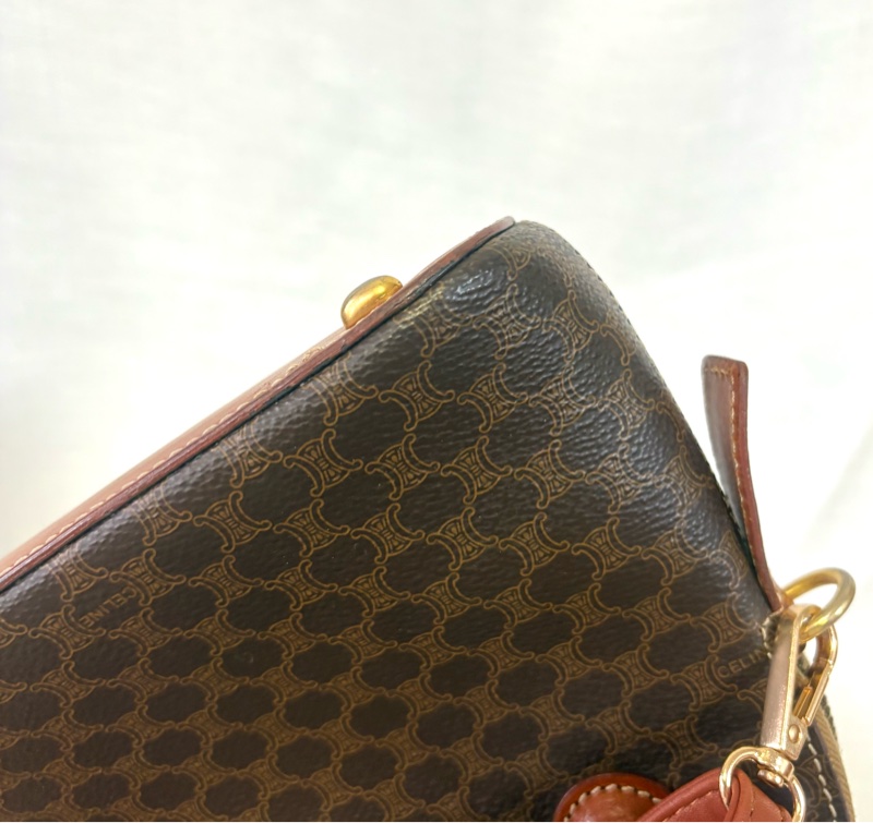 Celine 中古凱旋門老花貝殼包 斜挎包Alma BB-21