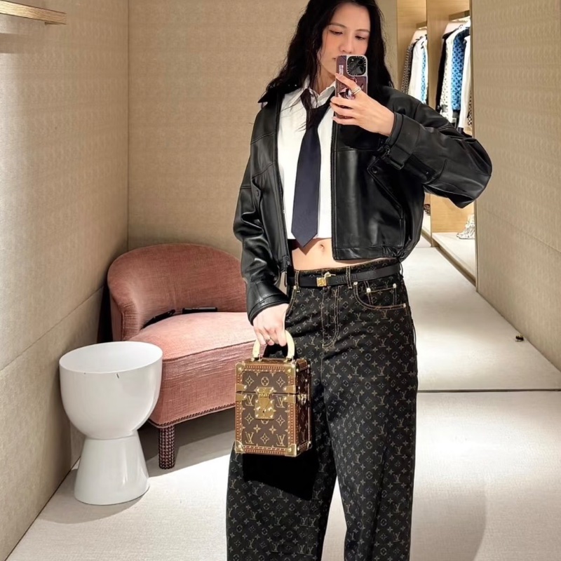 LV老花Camera box肩背斜背包手提硬箱芯片款15.5*19*10 98新配件盒子塵袋鑰匙-0