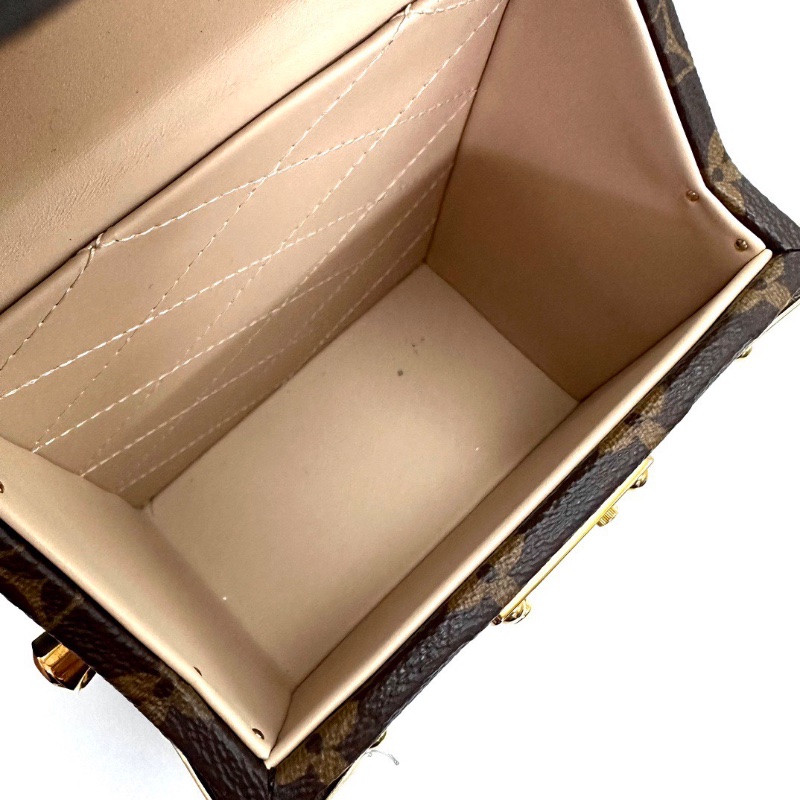 LV老花Camera box肩背斜背包手提硬箱芯片款15.5*19*10 98新配件盒子塵袋鑰匙-2