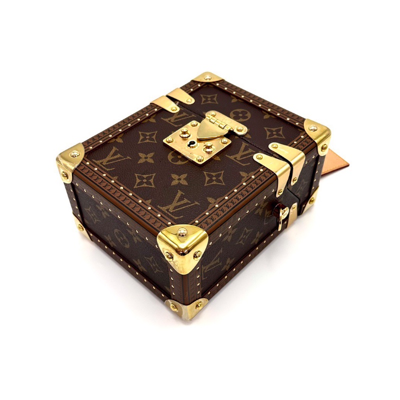 LV老花Camera box肩背斜背包手提硬箱芯片款15.5*19*10 98新配件盒子塵袋鑰匙-3