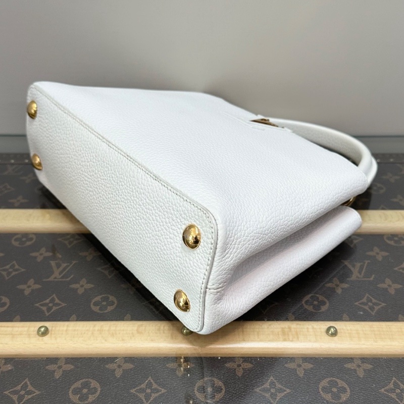 LV 白金Capucines BB手提肩背斜背包27*18*9 98新配件塵袋-3