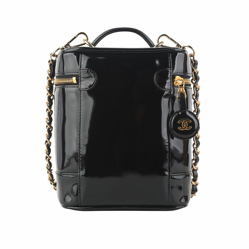 【包稅】CHANEL 專利 Vanity Timeless 手提包 35971-1-2