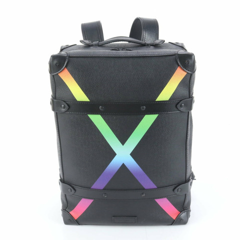 路易威登 Taiga Rainbow Soft Trunk Backpack PM M30337 真皮男士