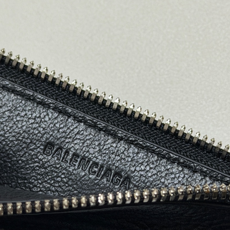 914intheair精品代購『全新』balenciaga巴黎世家 一字黑色卡包零錢包-6