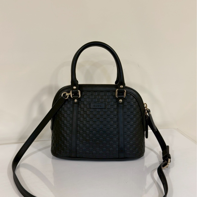 優雅文藝感🥸99新🆕Gucci古馳小號老花壓紋貝殼包手提包單肩斜挎包🐚-10